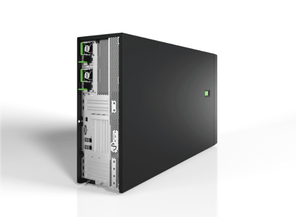 Fujitsu PRIMERGY TX2550 M5 SFF-2,5" Xeon Silver 4208 32GB noHDD 2x1Gb iRMC DVD-RW 1x450W 3YOS, "VFY:T2555SC020IN" — miniatură