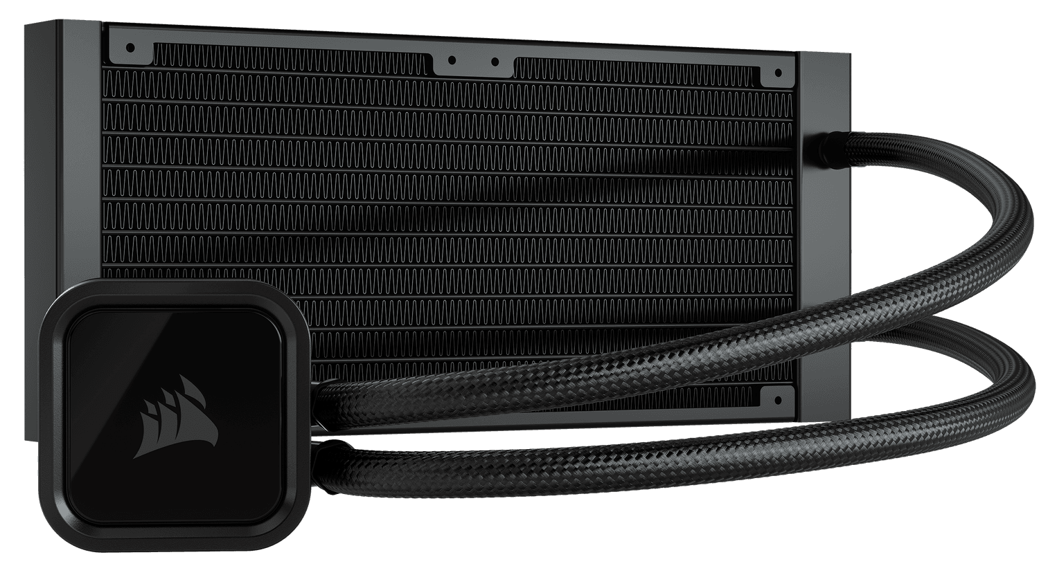 Cooler Corsair "iCUE H100i RGB ELITE", skt universal, racire cu lichid, ventilator 120 mm x 2, 1850 rpm, iluminat RGB, "CW-9060058-WW" — miniatură
