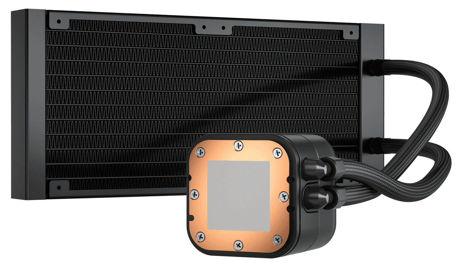 Cooler Corsair "iCUE H100i RGB ELITE", skt universal, racire cu lichid, ventilator 120 mm x 2, 1850 rpm, iluminat RGB, "CW-9060058-WW" — miniatură