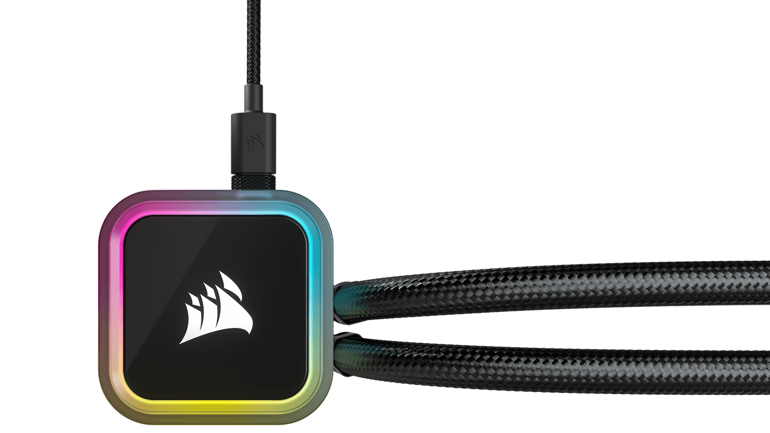 Cooler Corsair "iCUE H150i RGB ELITE", skt universal, racire cu lichid, ventilator 120 mm x 3, 1850 rpm, iluminat RGB, "CW-9060060-WW" — miniatură
