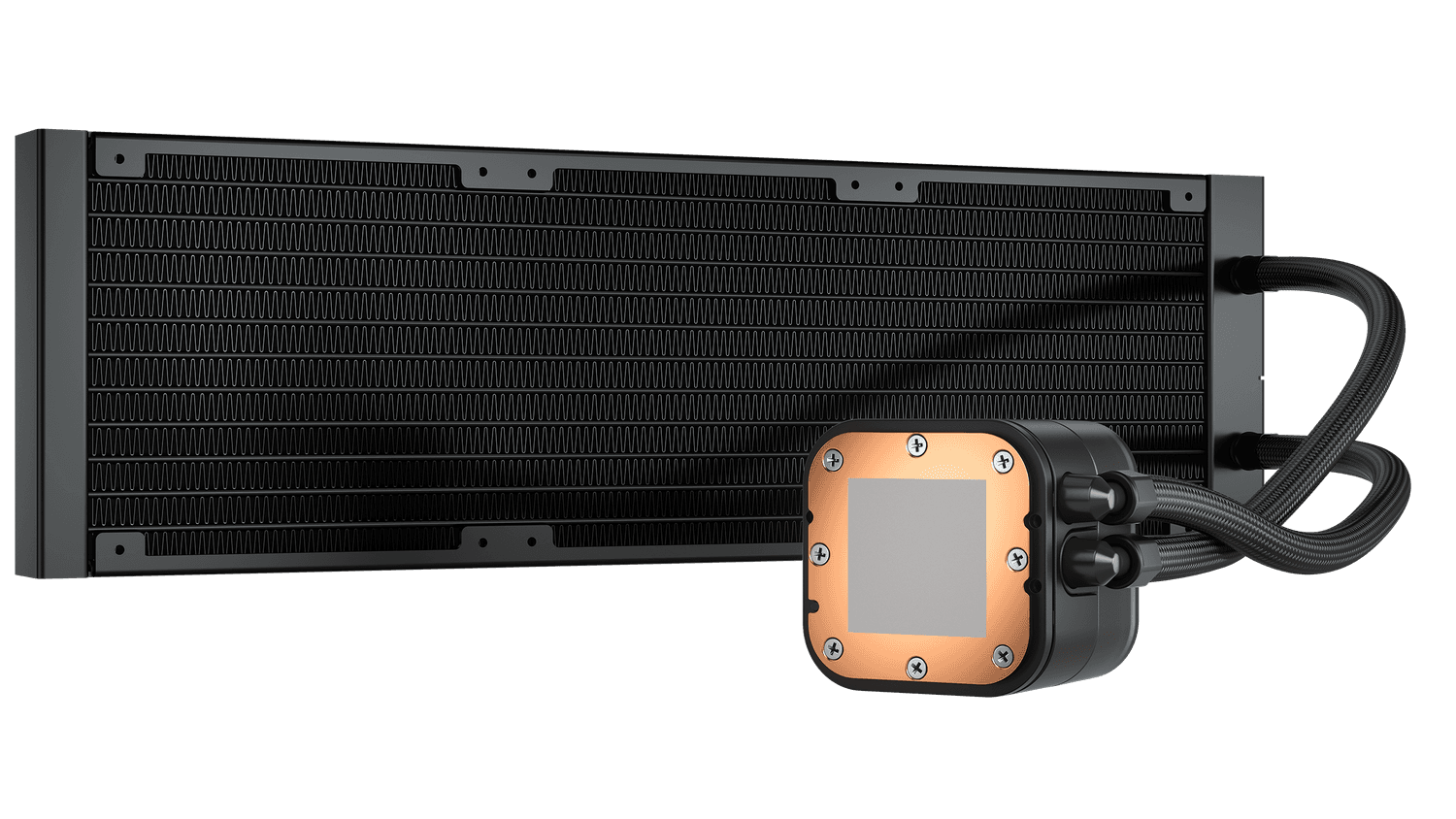 Cooler Corsair "iCUE H150i RGB ELITE", skt universal, racire cu lichid, ventilator 120 mm x 3, 1850 rpm, iluminat RGB, "CW-9060060-WW" — miniatură