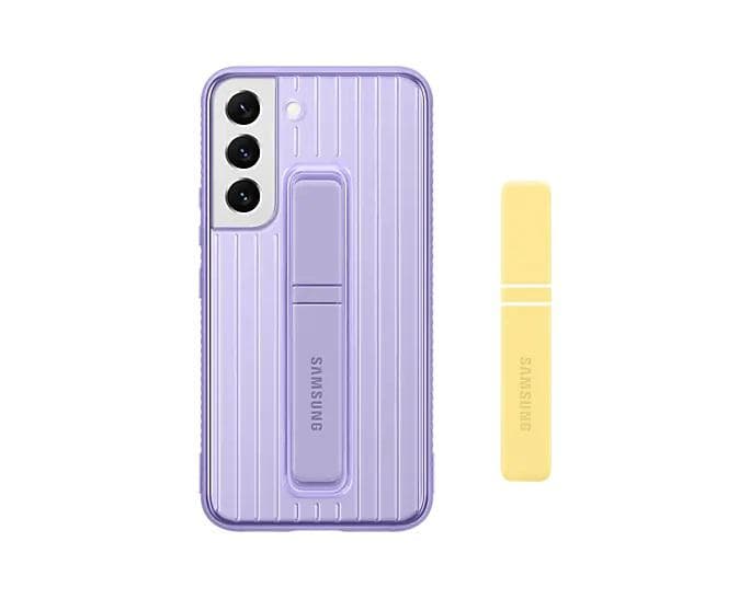 Galaxy S22; Protective Standing Cover; Lavender "EF-RS901CVEGWW" — miniatură
