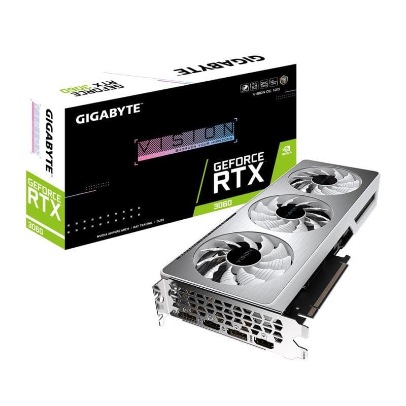 GB GeForce RTX 3060 VISION OC 12G 2 LHR, "N3060VISION OC12G2"