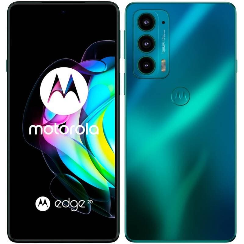 Motorola Edge 20, Dual SIM, 128GB, 8GB RAM, 5G, Frosted Emerald