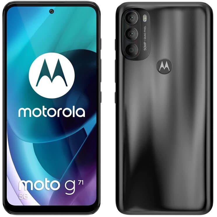 SMARTphone Motorola Moto g71 5G OLED Dual SIM 128/6GB 5000 mAh Iron Black, "PAS20037PL"
