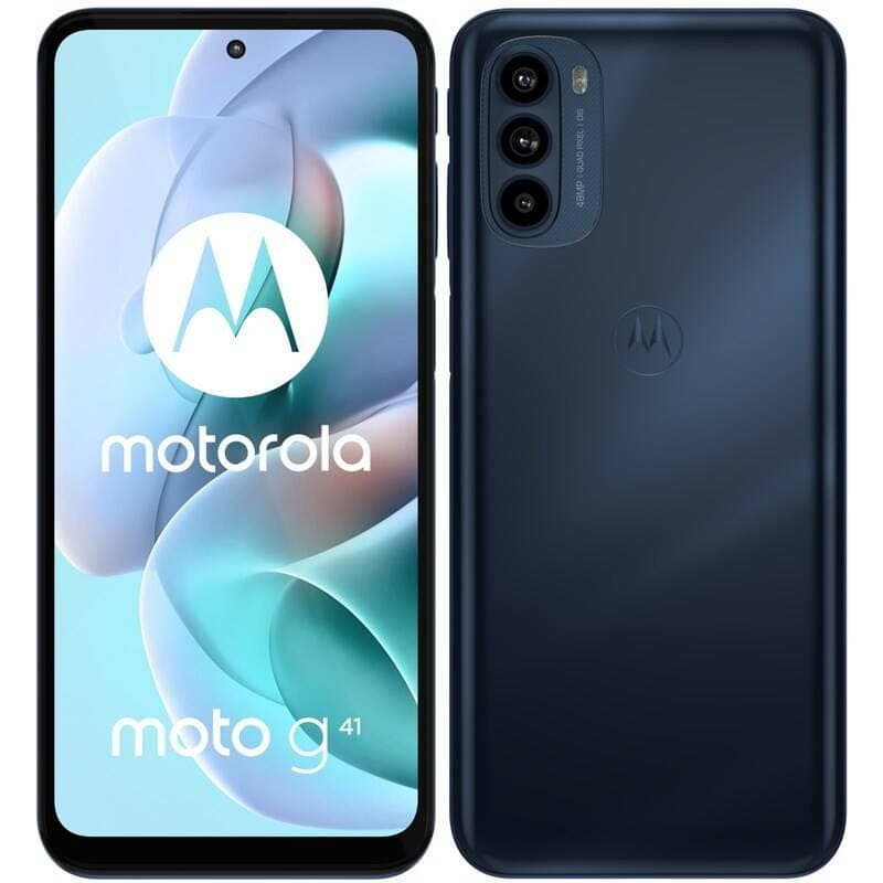 SMARTphone Motorola Moto g41 OLED NFC Dual SIM 128/6GB 5000 mAh Meteorite Black, "PAS40009RO"