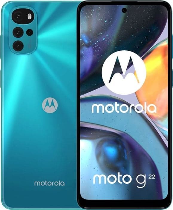 SMARTphone Motorola Moto g22 NFC Dual SIM 64/4GB 5000 mAh Iceberg Blue, "PATW0003PL"