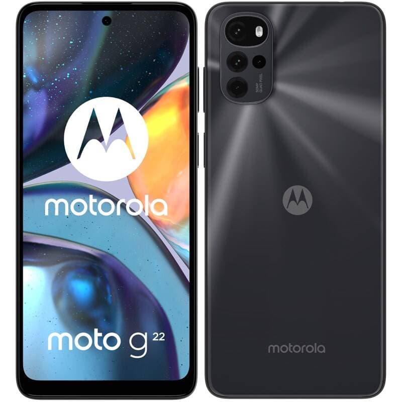 SMARTphone Motorola Moto g22 NFC Dual SIM 128/4GB 5000 mAh Cosmic Black, "PATW0016RO"