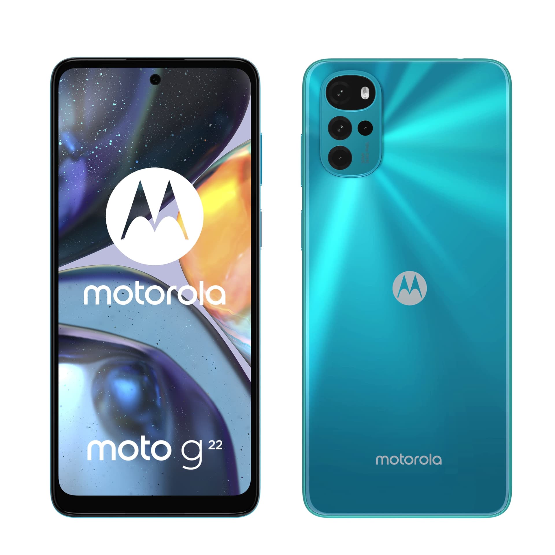 SMARTphone Motorola Moto g22 NFC Dual SIM 128/4GB 5000 mAh Iceberg Blue, "PATW0017RO"