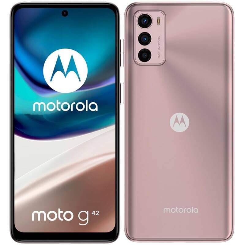 SMARTphone Motorola Moto g42 OLED Dual SIM 64/4GB 5000 mAh Metallic Rose, "PAU00009PL"
