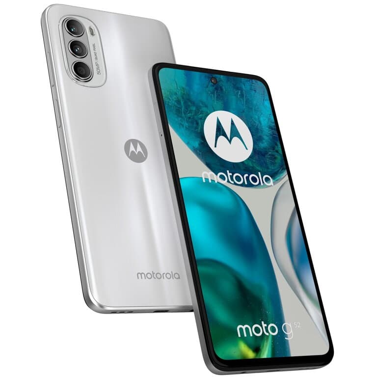 SMARTphone Motorola Moto g52 OLED Dual SIM 128/6GB 5000mAh Metallic White, "PAU70022RO"
