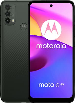 SMARTphone Motorola Moto E40 Dual SIM 64/4GB 5000 mAh Carbon Grey, "PAVK0001RO"