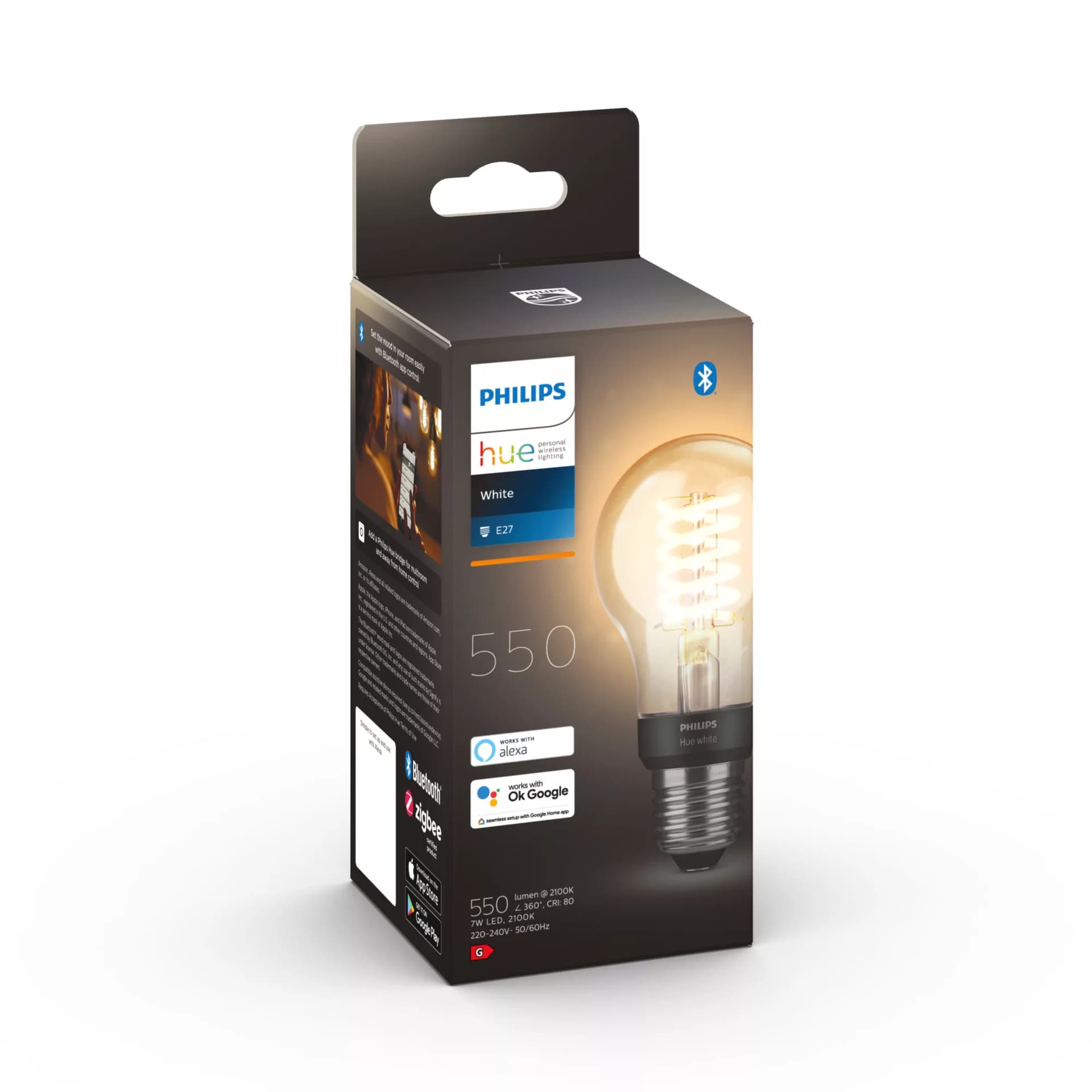 Smart Home Philips HueW xW Fil A60 E27 EU -, "PHT13949" — miniatură