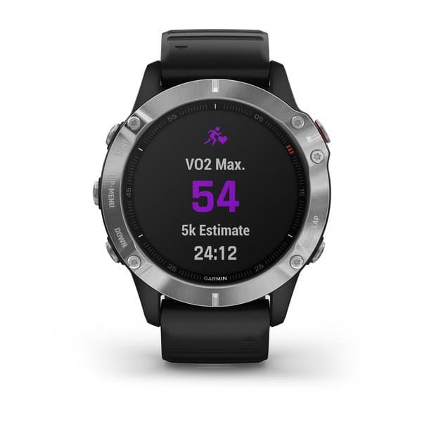 Smartwatch Garmin Fenix 6 Silver Black, "PHT15177" — miniatură