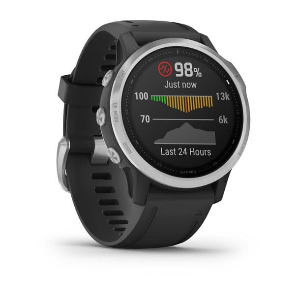 Smartwatch Garmin Fenix 6S Silver Black, "PHT15180" — miniatură