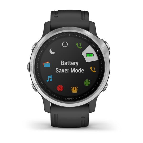 Smartwatch Garmin Fenix 6S Silver Black, "PHT15180" — miniatură