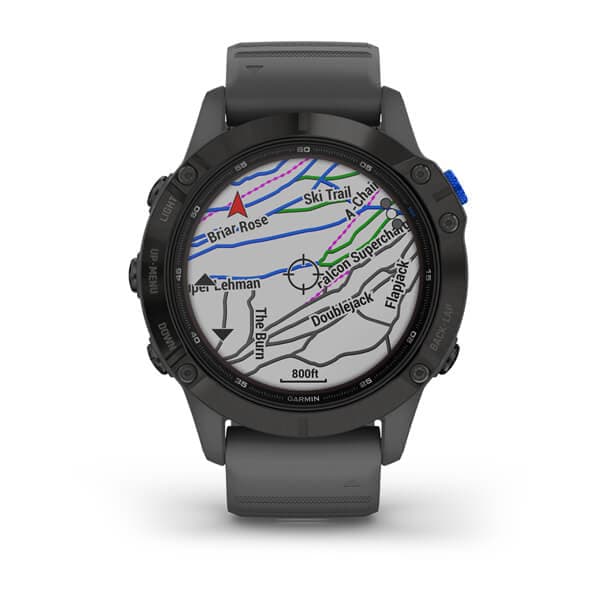 Smartwatch Garmin Fenix 6 Pro Solar Black, "PHT15184" — miniatură