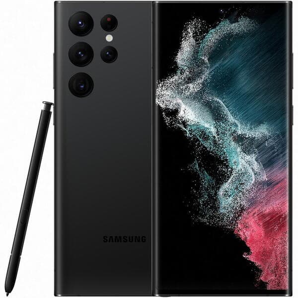 SmartPhone Samsung S22 Ultra S908 5G 12GB RAM 256GB Dual SIM Black, "PHT15554"