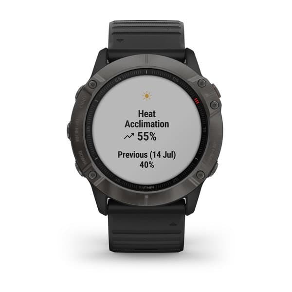 Smartwatch Garmin Fenix 6X Sapphire Carbon, "PHT15614" — miniatură