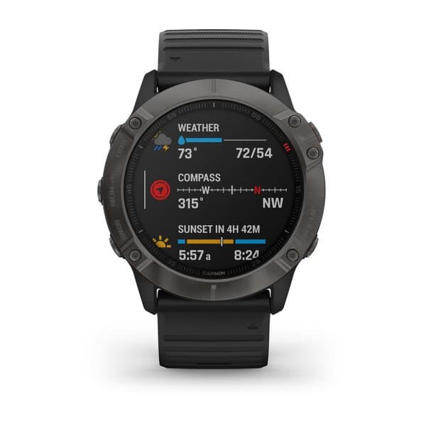 Smartwatch Garmin Fenix 6X Sapphire Carbon, "PHT15614" — miniatură