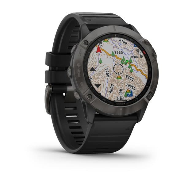 Smartwatch Garmin Fenix 6X Sapphire Carbon, "PHT15614" — miniatură