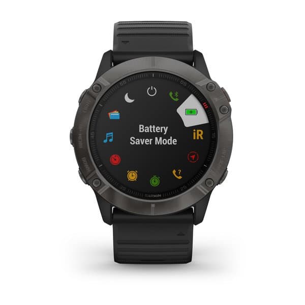 Smartwatch Garmin Fenix 6X Sapphire Carbon, "PHT15614" — miniatură