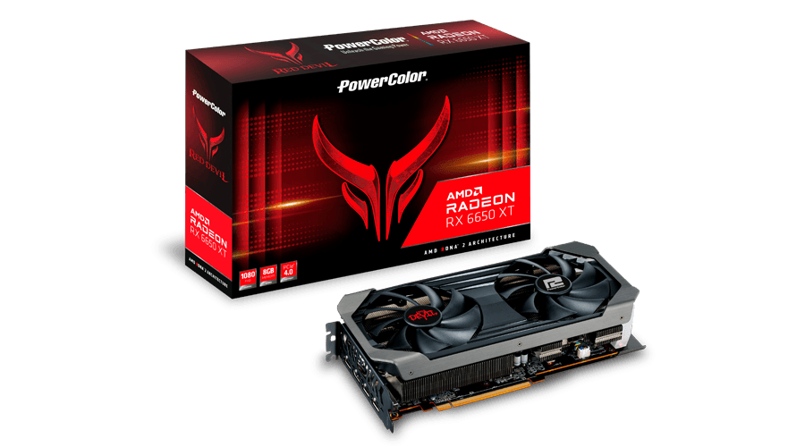 PW AMD AXRX 6650XT 8GBD6-3DHE/OC, "RX6650XT 8G3DHEOC"