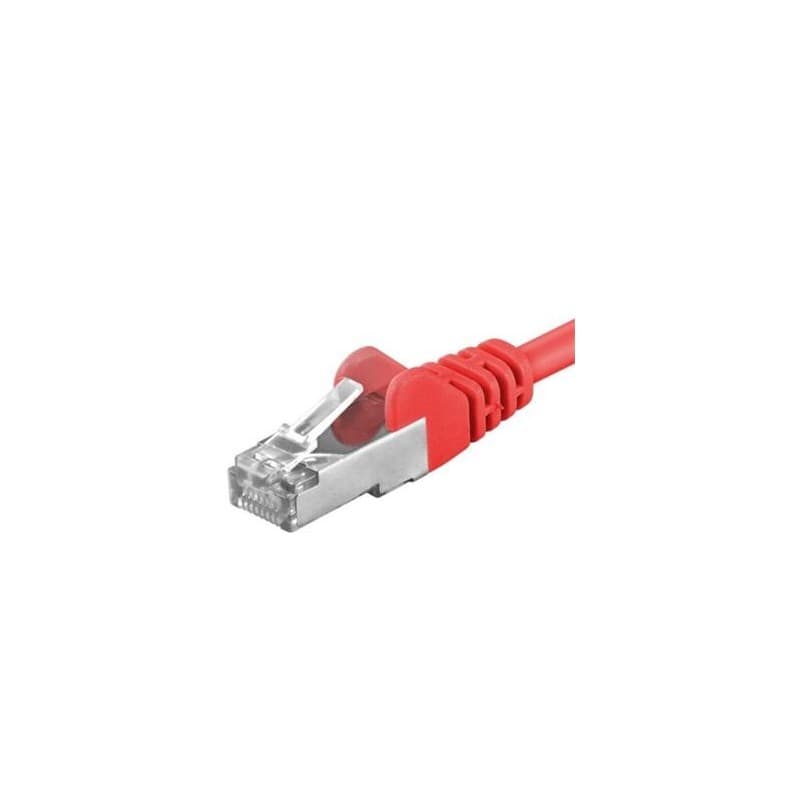 Patchcord SFTP RJ45-RJ45 Cat.6A, 10m, rosu, "SFTP-6A-10-R"
