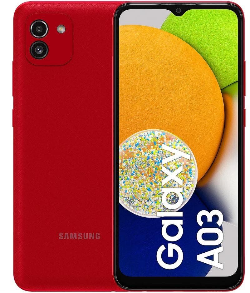 Samsung Galaxy A03 DS Red LTE/6.5/OC/4GB/64GB/5MP/48MP+2MP/5000mAh "SM-A035GZRGEUE"