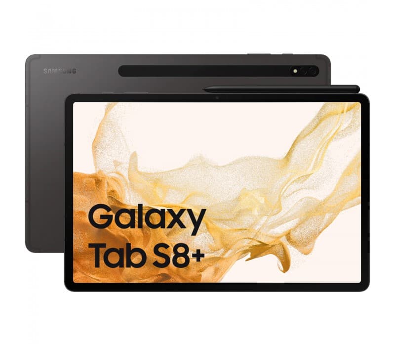 Samsung Galaxy Tab S8+ Gray WiFi/12.4/OC/8GB/128GB/12MP/13MP+6MP/10090mAh "SM-X800NZAAEUE"