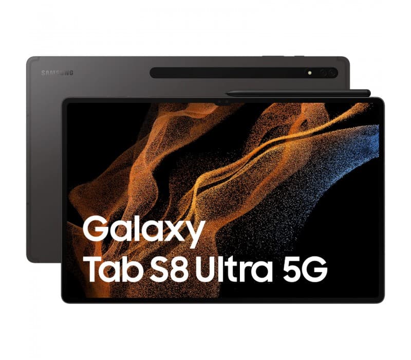 Samsung Galaxy Tab S8 Ultra Gray 5G/14.6/OC/8GB/128GB/12MP+12MP/13MP+6MP/11200mAh "SM-X906BZAAEUE"