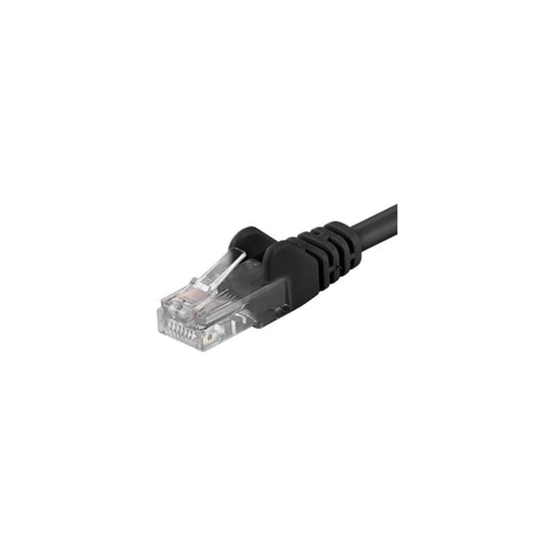 Patchcord UTP RJ45-RJ45 Cat.5e 7m, negru, "UTP-5E-7-BK"
