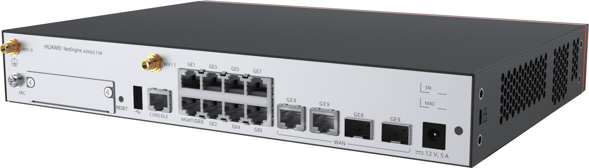 ROUTER HU AR651W, 2P GB WAN, 8P GB LAN "000000000050010485" — miniatură