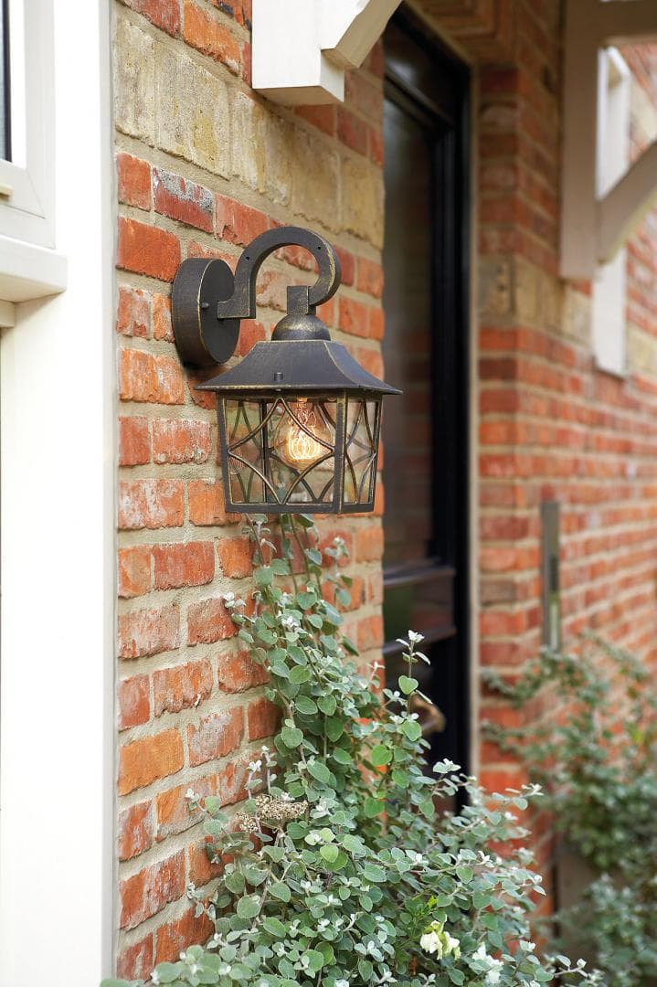CAMBRIDGE wall lantern BlackBrush 1x60W "000008718696176818" — miniatură