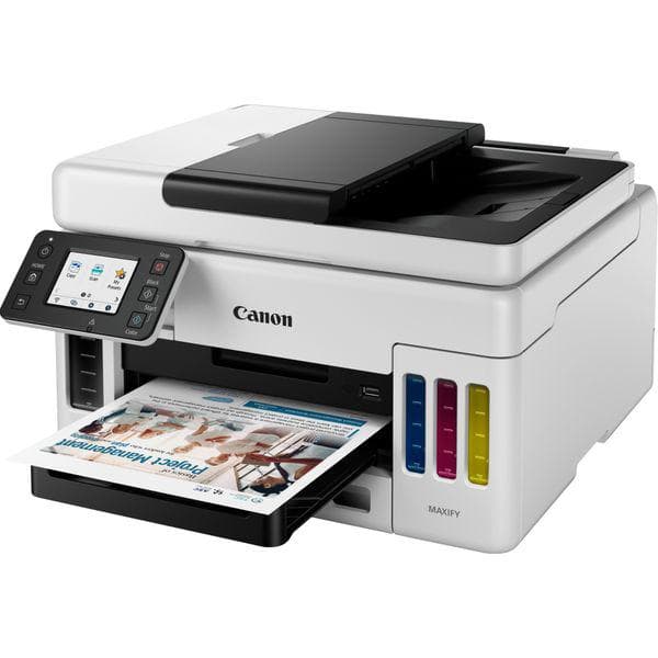 Multifunctional Inkjet CISS Color CANON Maxify GX6040,A4, Functii: Impr|Scan|Cop,Vit Print Mono: 24 ipm,Vit print color15.5 ipm,Conectiv:USB|Retea|WiFi, Duplex:Da,ADF:ADF "4470C009AA"
