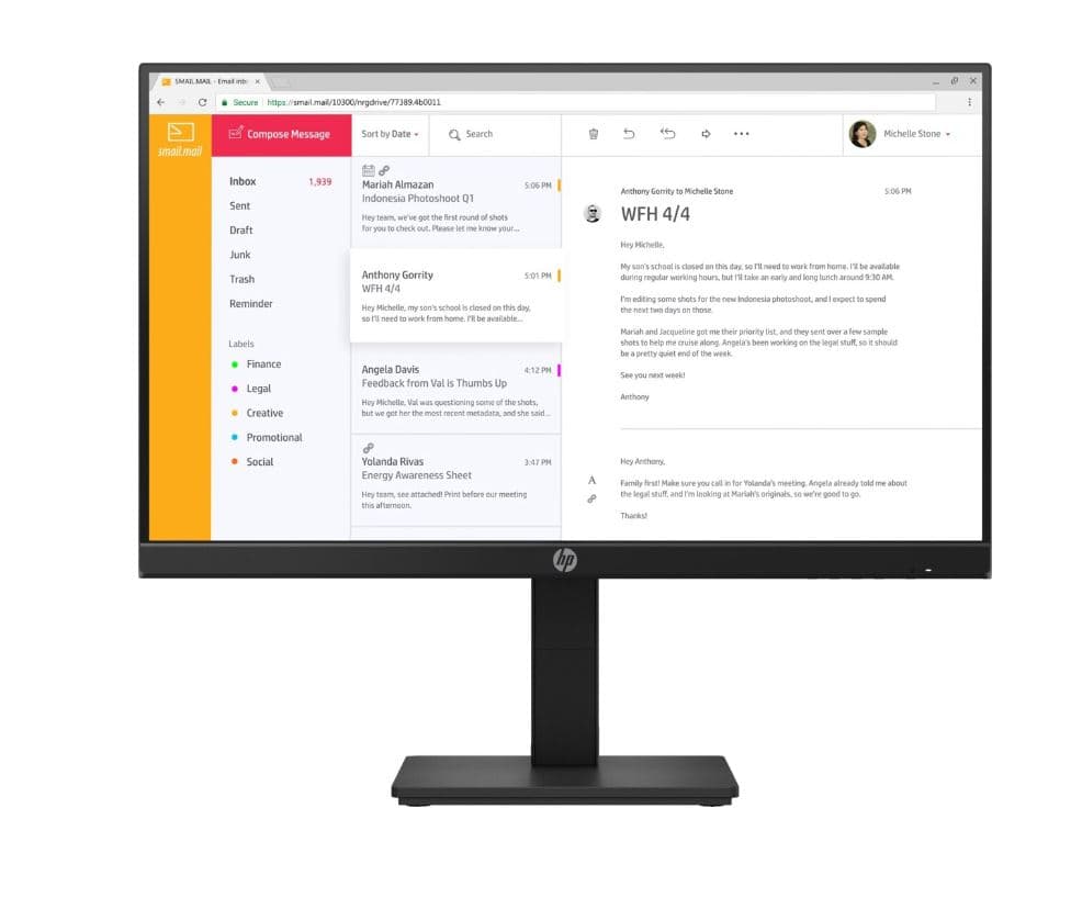HP P24h G4 FHD Height Adjust Monitor 23.8inch Anti-Glare IPS Black 16:9 1920 x 1080 60 Hz 5ms 178 / 178 250 nits 1000:1 93 PPI CG:72, "7VH44AA#ABB"