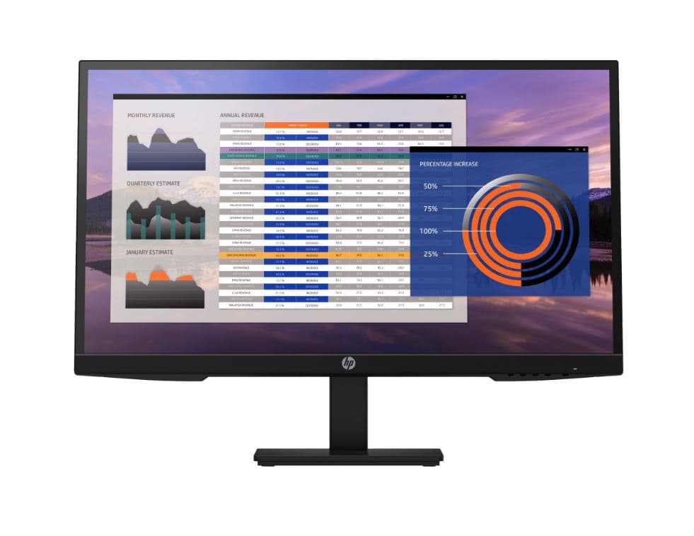 HP P27h G4 FHD Height Adjust Monitor 27inch Anti-Glare IPS Black 16:9 1920 x 1080 60 Hz 5ms 178 / 178 250 nits 1000:1 82 PPI CG:72, "7VH95AA#ABB"