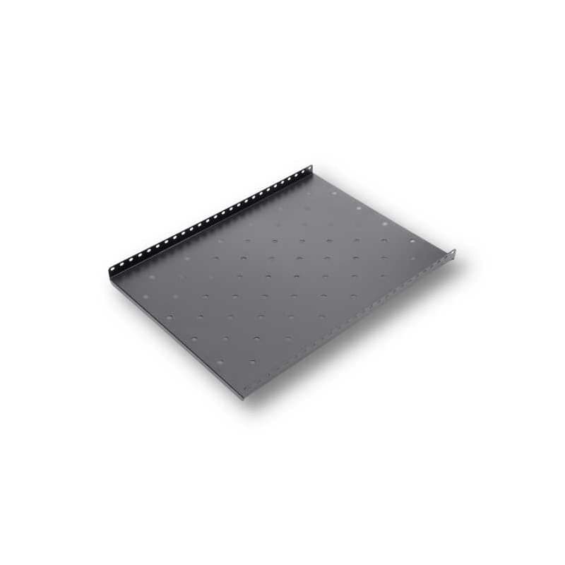 Raft fix capacitate ridicata pentru rack podea 600mm, negru RAL9004 - DATEUP "9801130231"