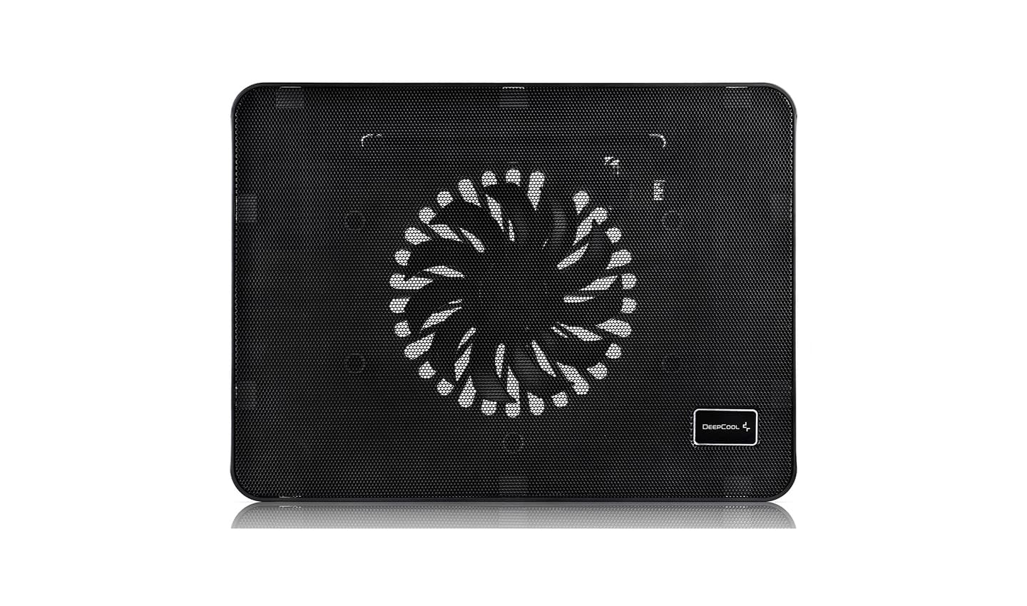 STAND DEEPCOOL notebook 15.6" WINDPAL MINI, sita metal, fan 14cm, blue LED, black, "DP-N114L-WDMI" /45503018 — miniatură