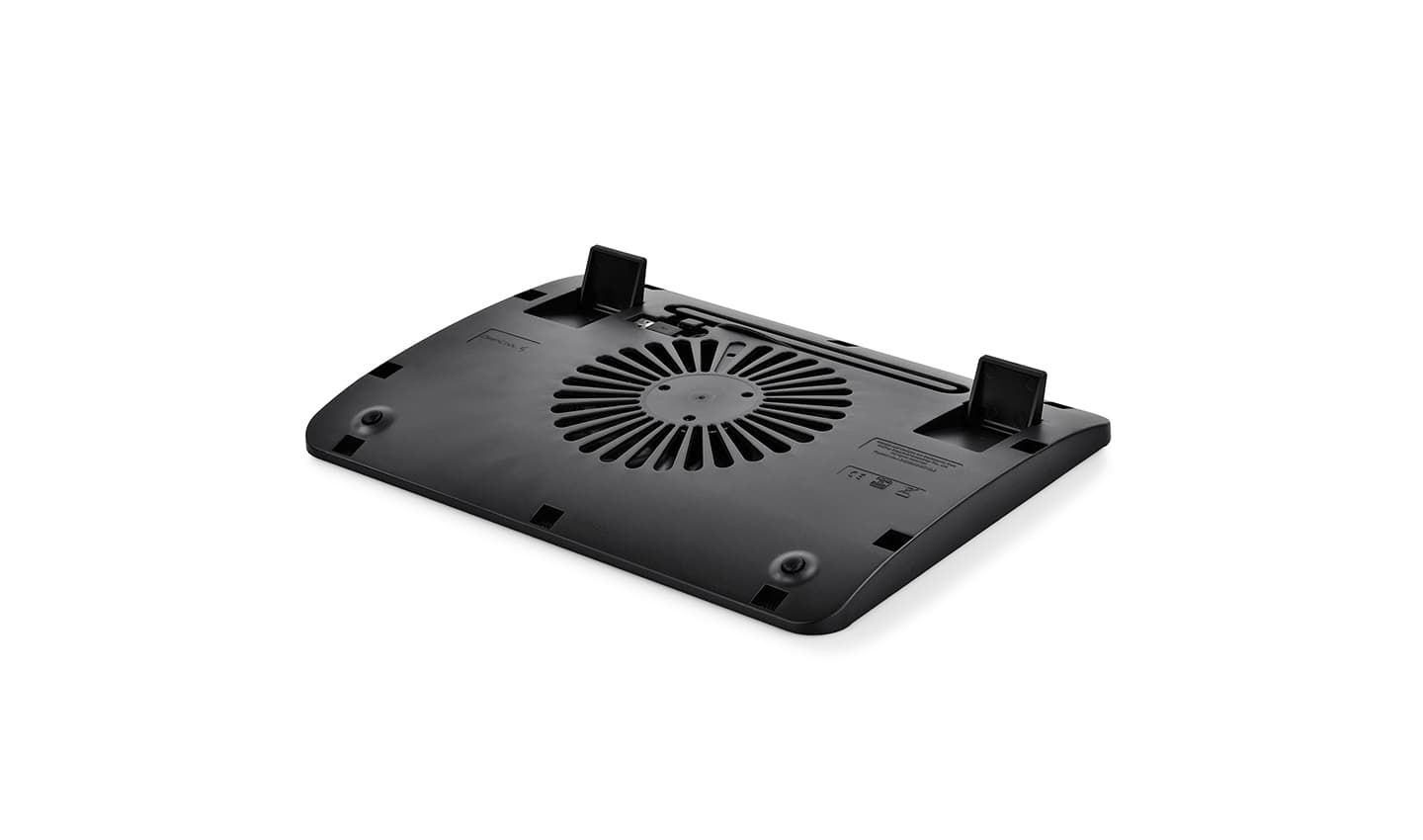 STAND DEEPCOOL notebook 15.6" WINDPAL MINI, sita metal, fan 14cm, blue LED, black, "DP-N114L-WDMI" /45503018 — miniatură