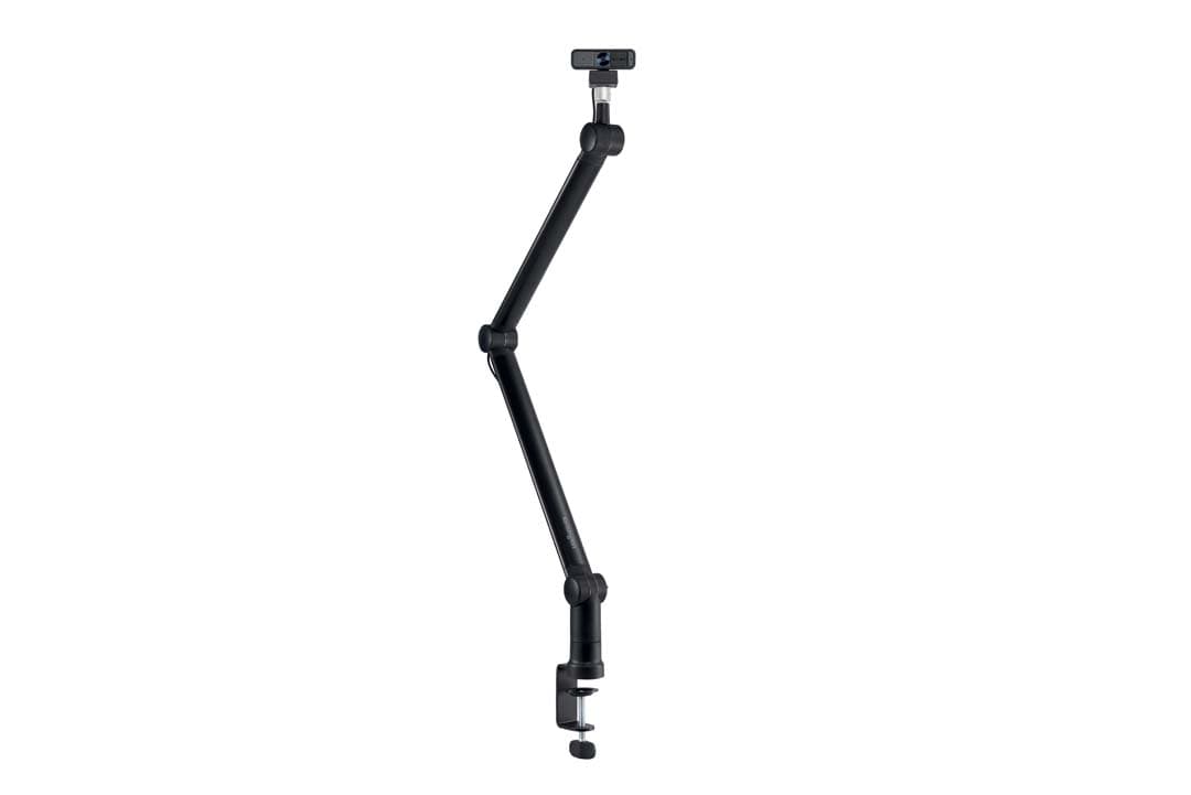 SUPORT ergonomic KENSINGTON A1020, flexibil, rot 360 grade, optimizat pt. mic, web cam, sisteme de iluminare, filete montare 3/8", 1/4", 5/8, extindere orizontala 826mm / verticala 949mm, "K87652WW" — miniatură