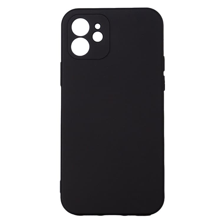 Husa Iphone 12, grosime 1.5mm, material flexibil TPU, negru "SPPC-AP-IP12-TPU" — miniatură