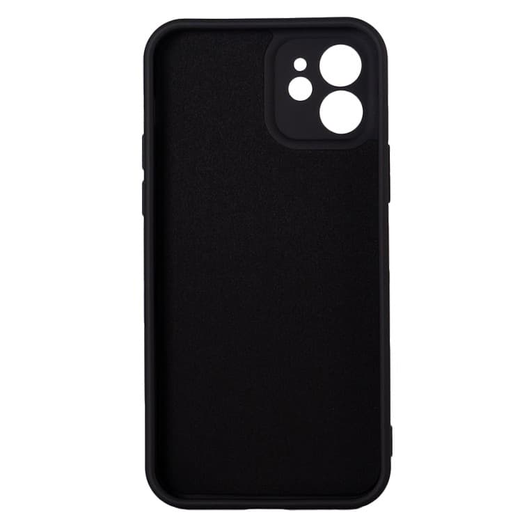 Husa Iphone 12, grosime 1.5mm, material flexibil TPU, negru "SPPC-AP-IP12-TPU" — miniatură