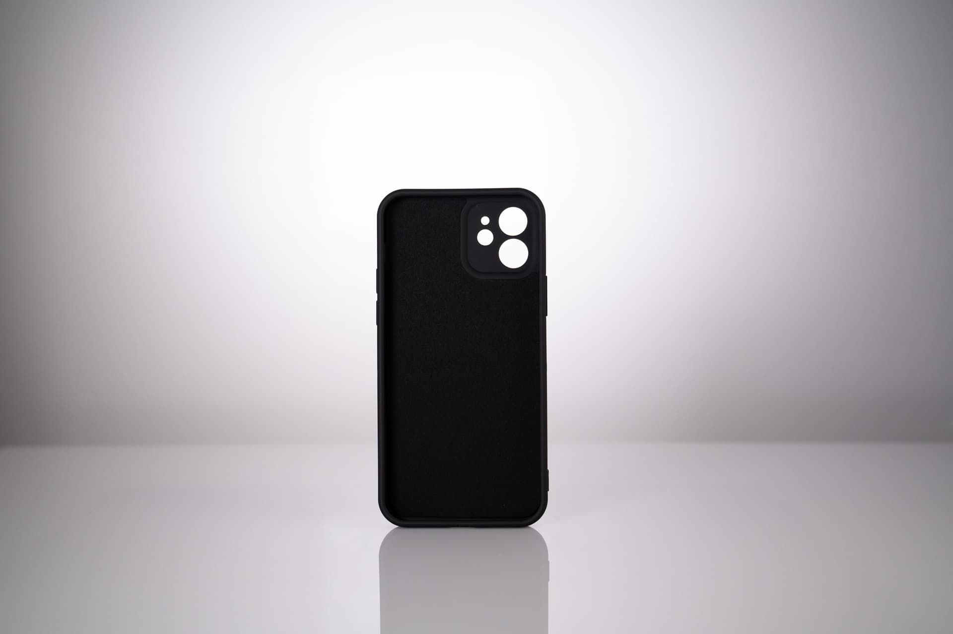 Husa Iphone 12, grosime 1.5mm, material flexibil TPU, negru "SPPC-AP-IP12-TPU" — miniatură