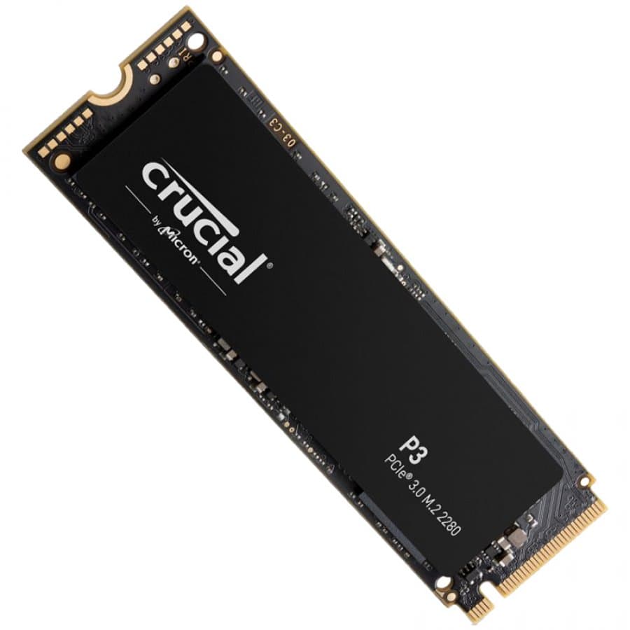 Crucial SSD P3 2000GB/2TB M.2 2280 PCIE Gen3.0 3D NAND, R/W: 3500/3000 MB/s, Storage Executive + Acronis SW included "CT2000P3SSD8"