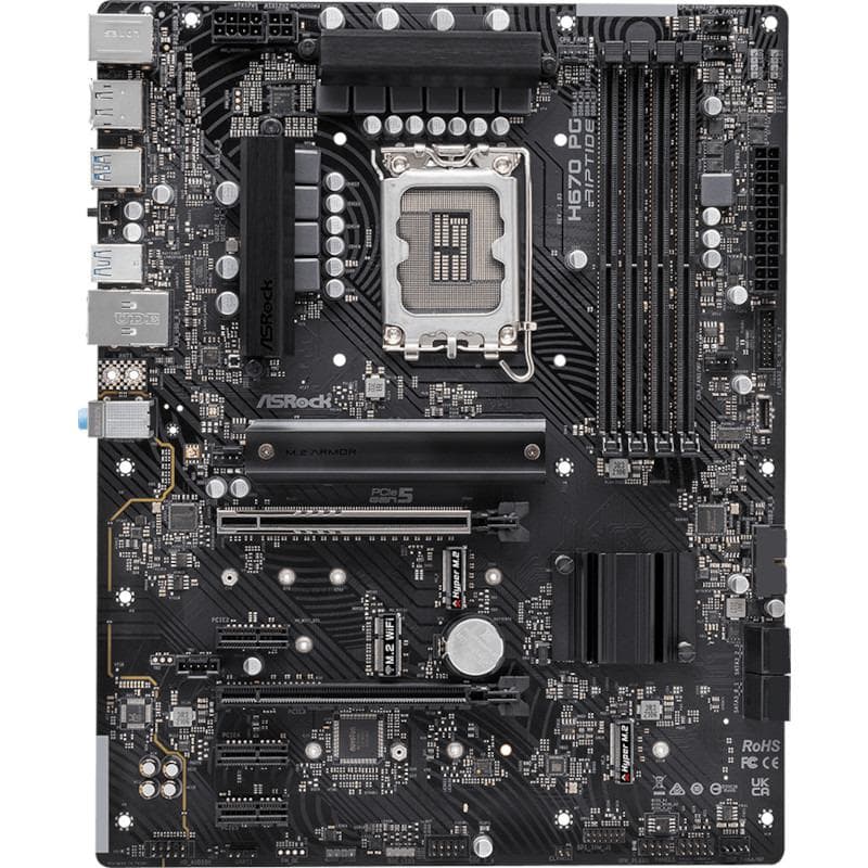 MB Asrock H670 PG RIPTIDE D4 LGA 1700 "H670 PG RIPTIDE D4"