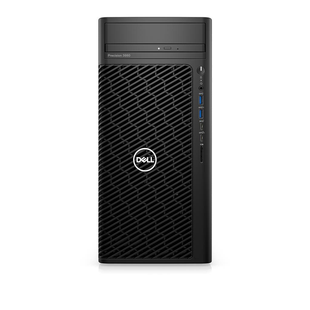 DELL Precision 3660 i7-12700K Tower Intel Core i7 32 GB DDR5-SDRAM 1000 GB SSD Windows 11 Pro Workstation Black "N013P3660MTEMEA"