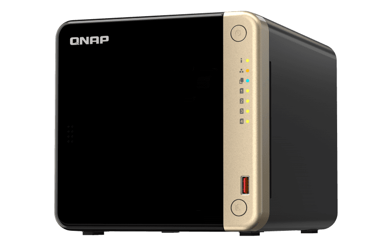 NAS QNAP 464 4BAY 2.9GHZ TWR SATA, "TS-464-4G"