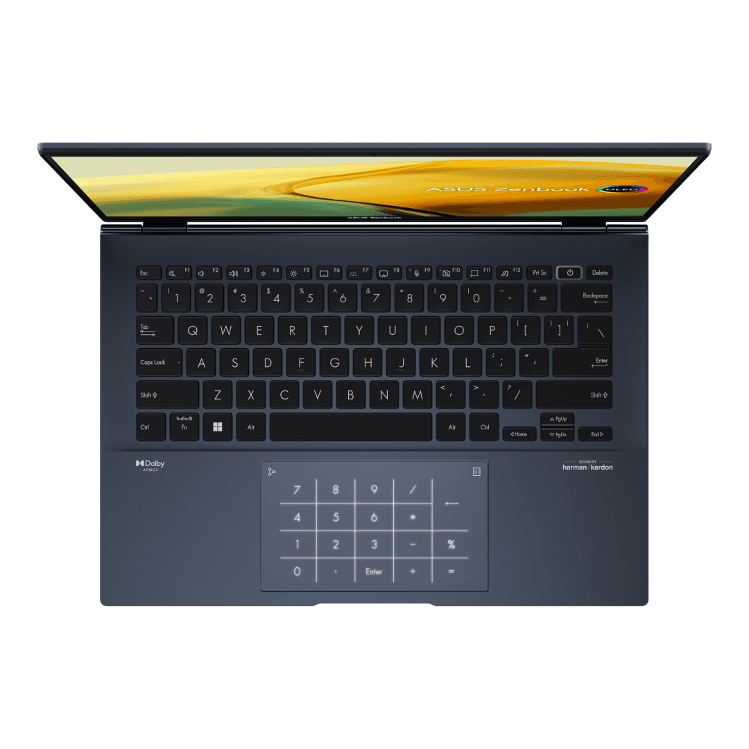 NB Asus 14 inch 2.8K 2880 x 1800 OLED Intel Core i7 1260P&nbsp; 2.1 GHz | 16 GB SSD 512 GB Wireless BT | 1xHDMI | 1.39 kg WIN 11 Home Ponder Blue "UX3402ZA-KM048W" (