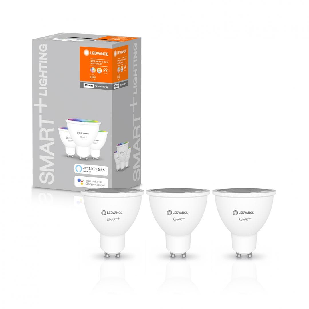 SET 3 SPOTURI LEDVANCE SMART+ WiFi GU10, "000004058075486058" — miniatură